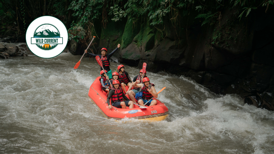 Ayung River rafting in lush Ubud jungle