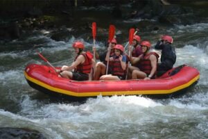 Ubud Rafting Trip During Holiday Season