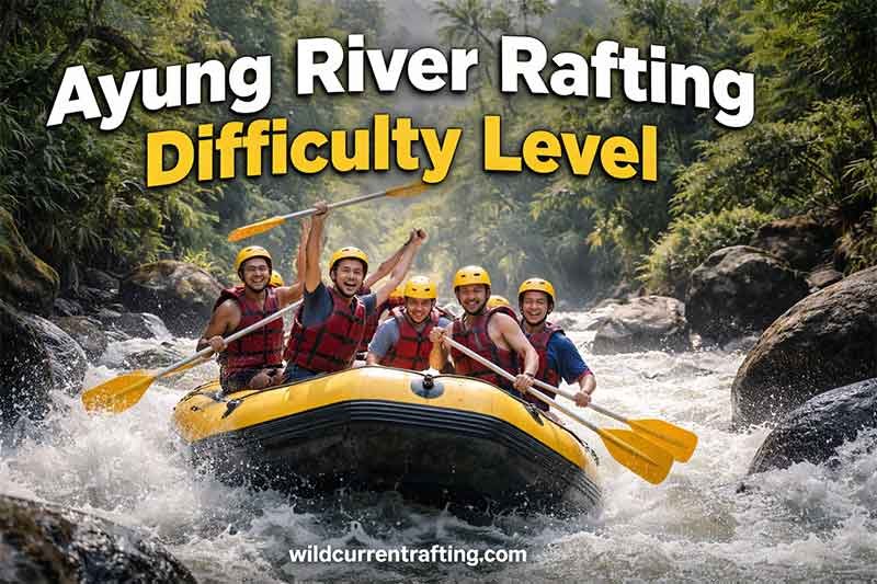 Miaug Raft Ayung River Rafting Difficulty Level - Wild Current Rafting