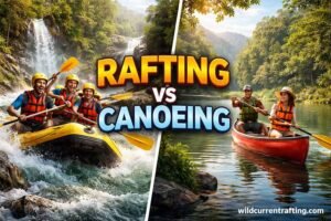 Rafting vs Canoeing Differences