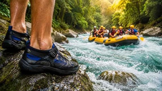 What Shoes to Wear White Water Rafting