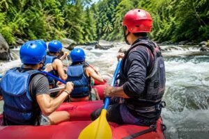 what does a rafting guide do