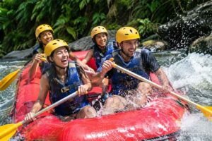 How Wet Do You Get When Rafting in Ubud?